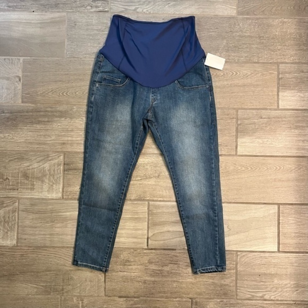 NEW KIMI + KAI Maternity crop jeans 28